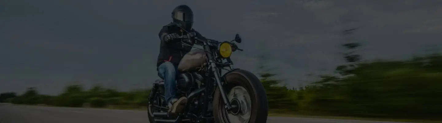 man on motorcycle